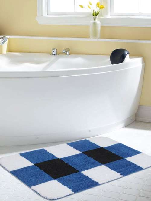 saral home premium quality very soft micro polyester bathmat -50x80 cm - 11649182 - Very Small Image - 1