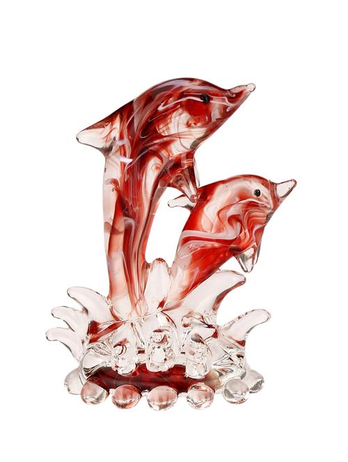 somil beautiful dolphin showpiece idols with her cute baby - 13177998 - Very Small Image - 1