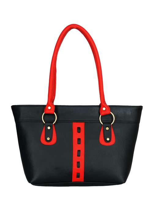 black leatherette handbag - 13394276 - Very Small Image - 1