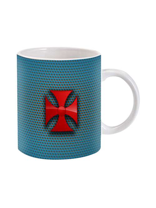 mooch wale he man logo blue baground ceramic mug - 13738187 - Very Small Image - 1