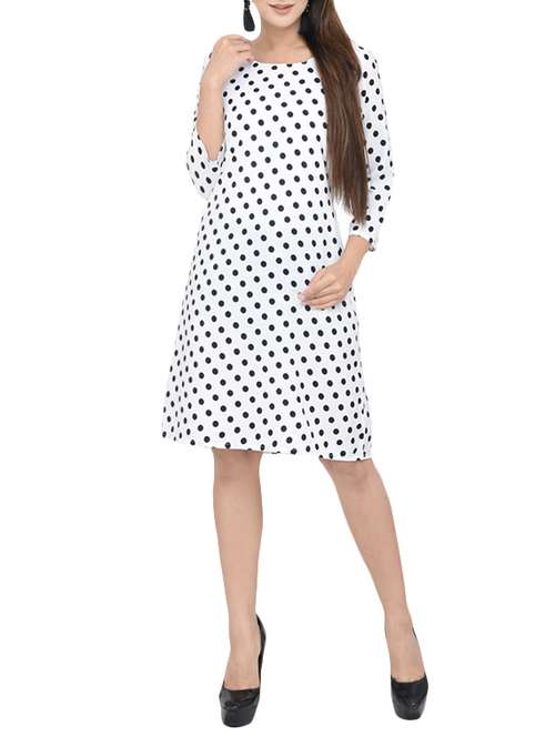 polka dot a-line dress - 13741132 - Very Small Image - 1