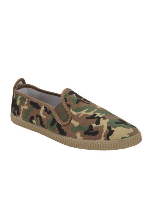 brown canvas slipons - 13748334 - Very Small Image - 1