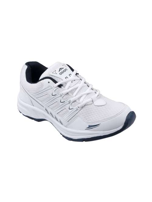 white mesh lace up sport shoe - 14236200 - Very Small Image - 1