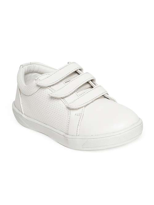 white leatherette slip on sneaker - 14268520 - Very Small Image - 1