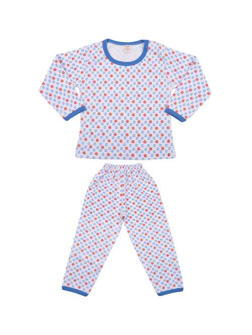 white cotton pyjama set - 14401967 - Very Small Image - 1
