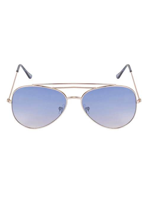 arzonai ultimate blue aviator shape uv protected sunglasses for men & women (ma-904-s2) - 14590013 - Very Small Image - 1