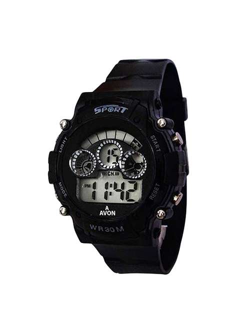 kid's black digital 7light color watch - 14613726 - Very Small Image - 1
