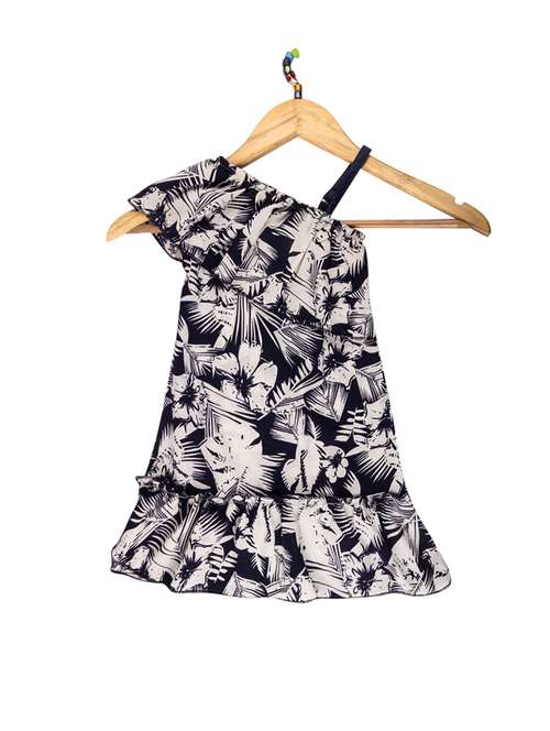girls off shoulder sleeveless frock - 14619946 - Very Small Image - 1