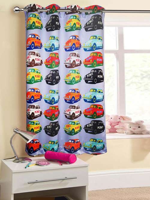 digital print kids cars window curtain - 14735315 - Very Small Image - 1