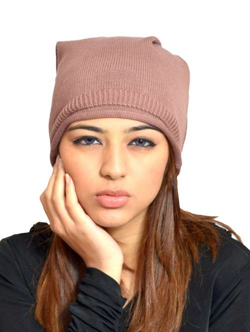 pink woolen cap - 14756262 - Very Small Image - 1