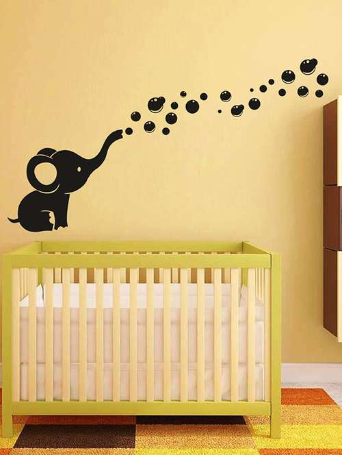 elephant bubbles wall sticker - 14758362 - Very Small Image - 1