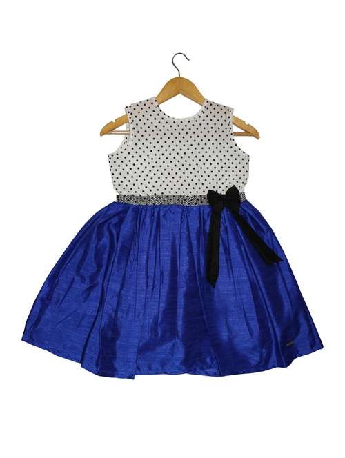 blue cotton frock - 14759963 - Very Small Image - 1
