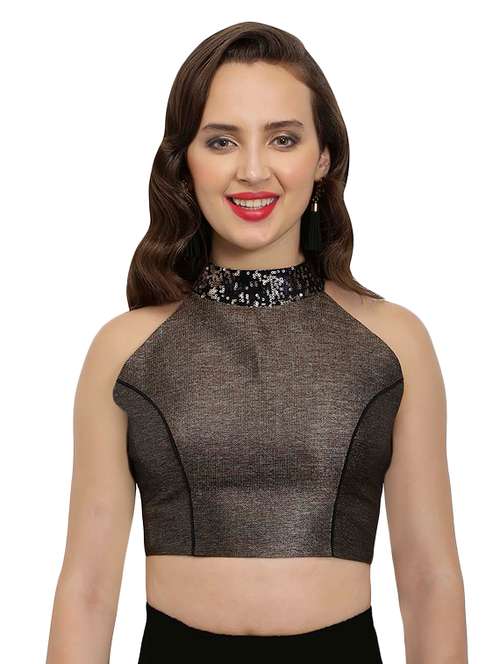 black silk embroidered blouse - 14896493 - Very Small Image - 1