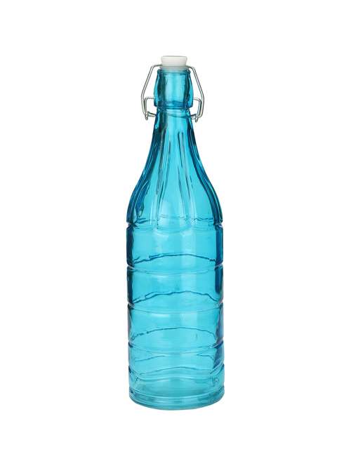blue designer glass bottle - 15016218 - Very Small Image - 1