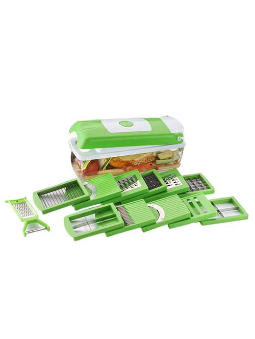 12 in 1 slicer dicer grater peeler with unbrekable big size body and attracty looks and style - 15036442 - Very Small Image - 1