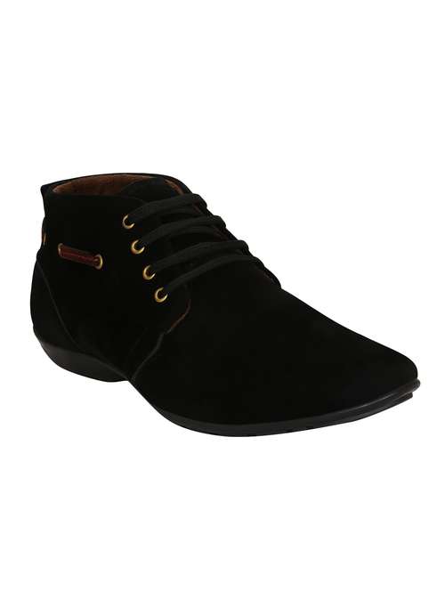 black synthetic low ankle boots - 15036817 - Very Small Image - 1