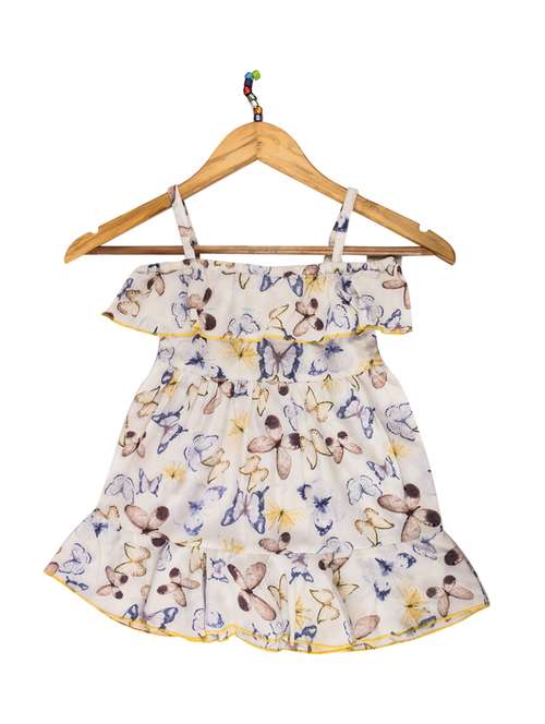 white crepe frock - 15478760 - Very Small Image - 1