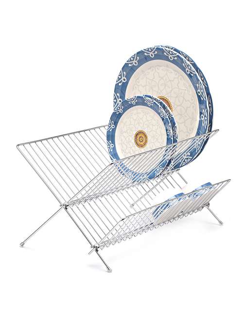 stainless steel foldable plate stand - 15482765 - Very Small Image - 1