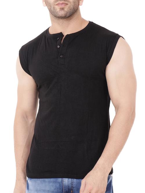 black cotton t-shirt - 15651673 - Very Small Image - 1