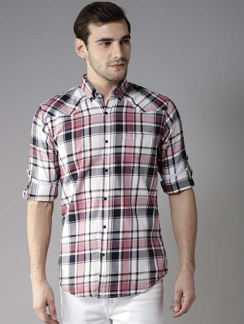 multicolor cotton casual shirt - 15696925 - Very Small Image - 1