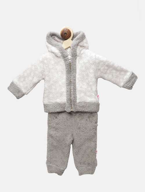 white fleece full length set - 15751581 - Very Small Image - 1