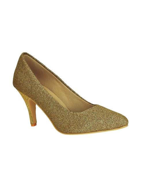 gold slip on pumps - 15850926 - Very Small Image - 1