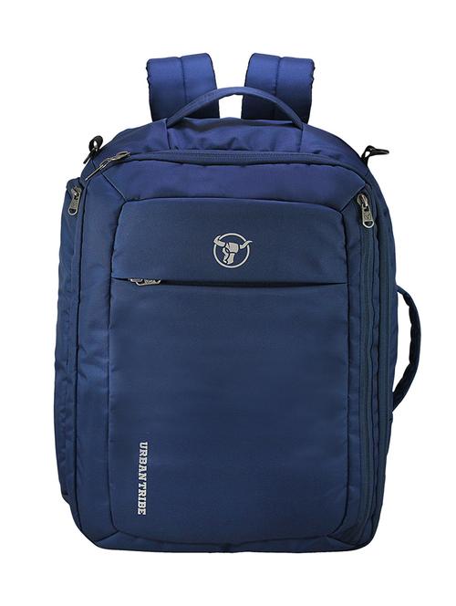 navy blue polyester backpack - 15854142 - Very Small Image - 1