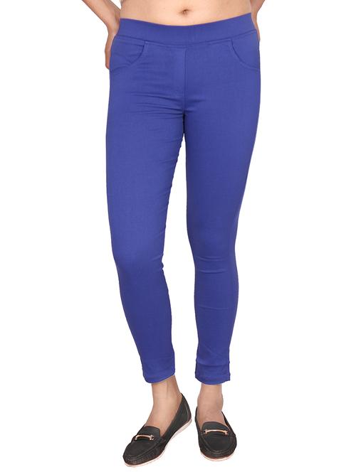 mid waist solid jegging - 15902313 - Very Small Image - 1
