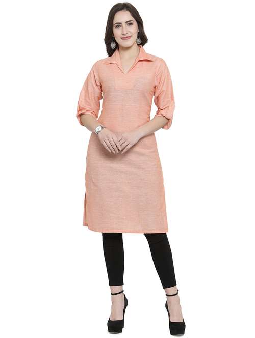 women's straight kurta - 15907850 - Very Small Image - 1