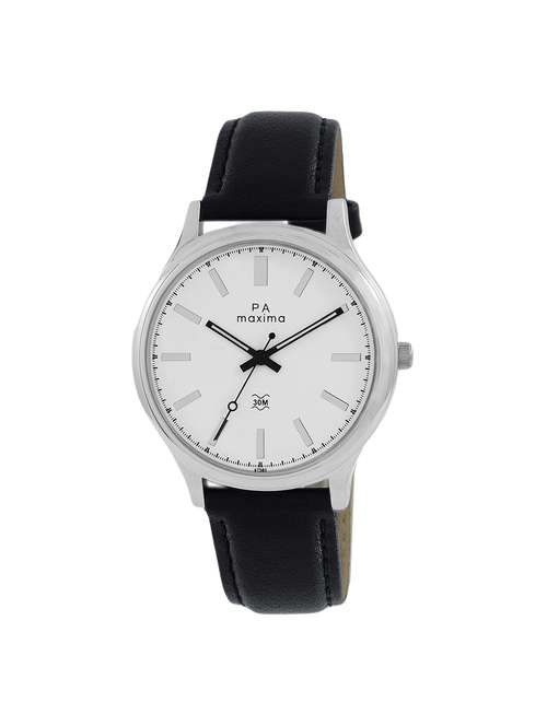 leatherette strap analog watch (47580lmgi) - 16048676 - Very Small Image - 1