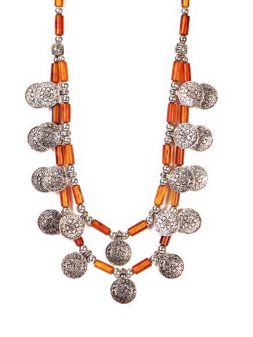 women ethnic daily wear designer necklace - 16053483 - Very Small Image - 1