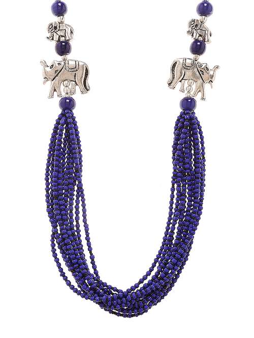 women ethnic daily wear designer necklace - 16053513 - Very Small Image - 1