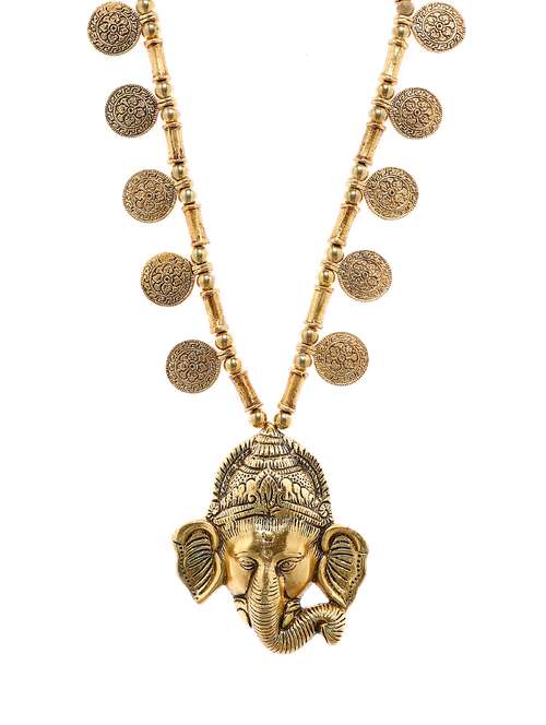 women ethnic daily wear designer necklace - 16053537 - Very Small Image - 1