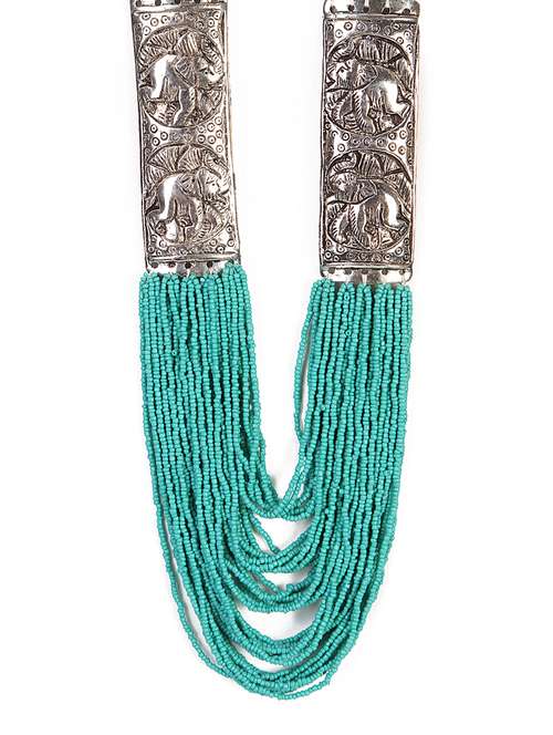 women ethnic daily wear designer beaded necklace - 16053577 - Very Small Image - 1