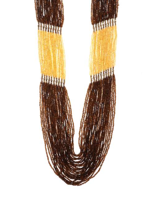 women ethnic daily wear designer beaded necklace - 16053581 - Very Small Image - 1