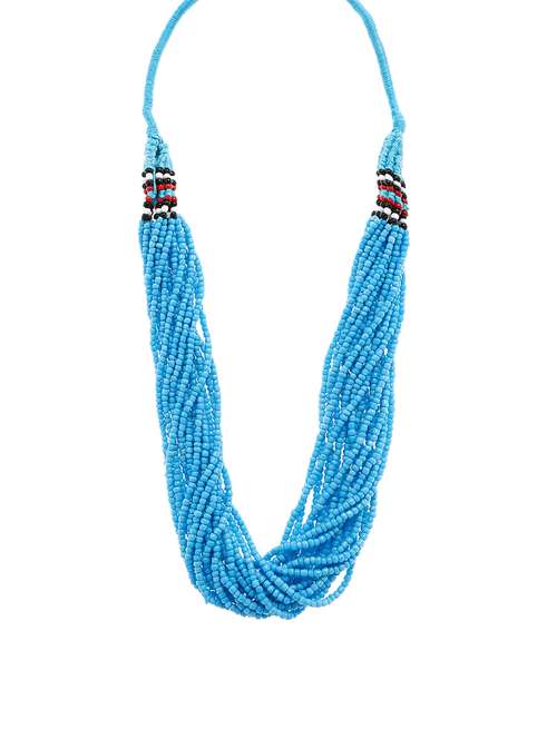 women ethnic daily wear designer beaded necklace - 16053588 - Very Small Image - 1