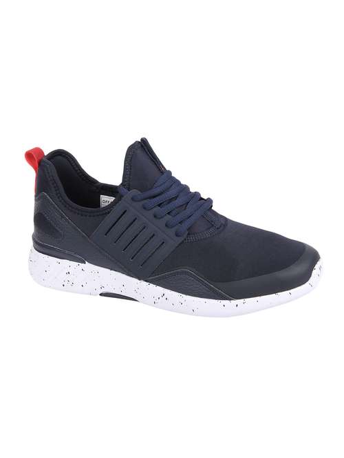 navy fabric sport shoes - 16079352 - Very Small Image - 1