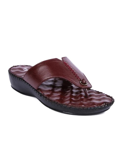 brown toe separator sandals - 16103663 - Very Small Image - 1