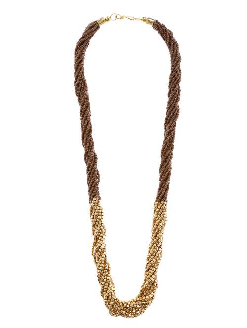 women ethnic daily wear designer beaded necklace - 16234683 - Very Small Image - 1