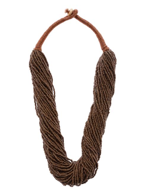 women ethnic daily wear designer beaded necklace - 16234691 - Very Small Image - 1