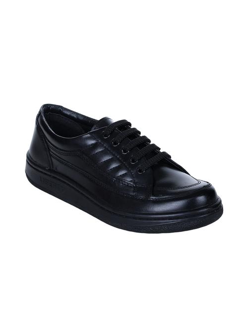 black leather lace-up casual shoes - 16382750 - Very Small Image - 1