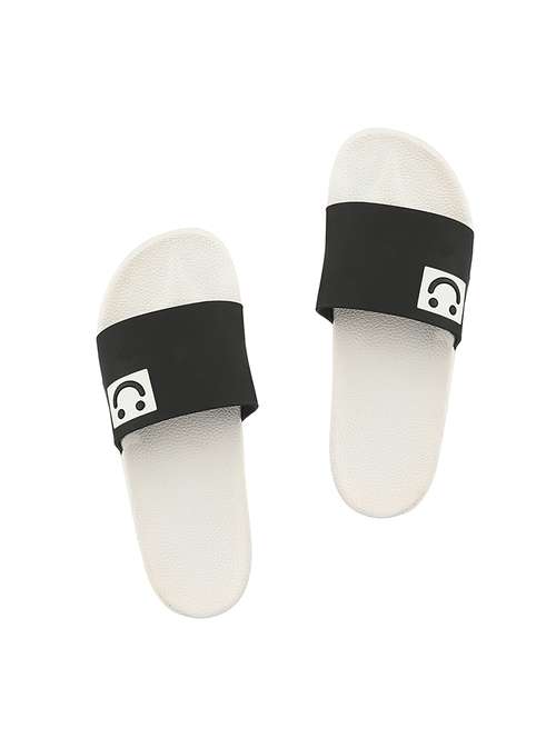 black slides flip flops - 16401671 - Very Small Image - 1