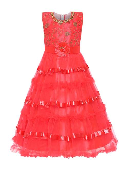 red net party gown - 16539090 - Very Small Image - 1