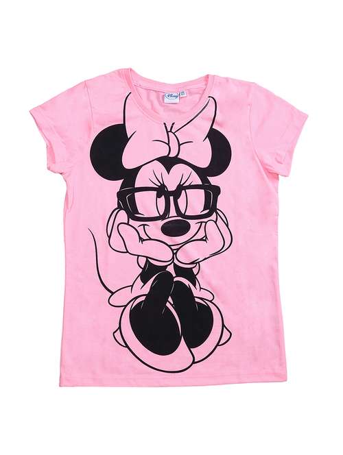 pink polyester regular tops & tee - 16541183 - Very Small Image - 1