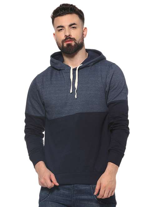 mens color block sweatshirt - 16574611 - Very Small Image - 1