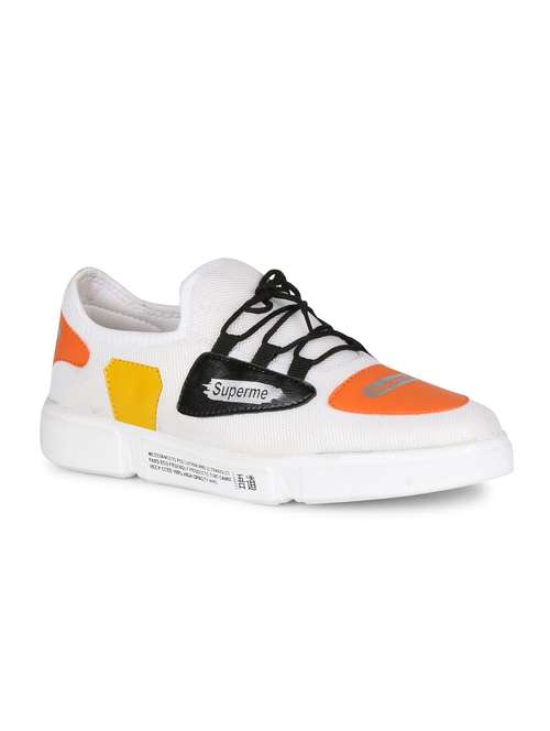 white mesh lace up sneakers - 16585464 - Very Small Image - 1