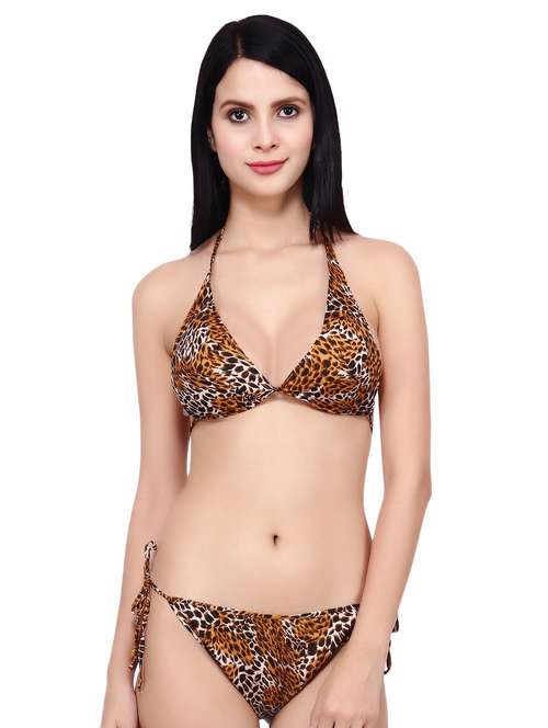 tie knot detail animal bikini - 16605679 - Very Small Image - 1