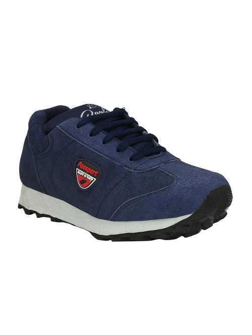 blue suede lace up shoes - 16644018 - Very Small Image - 1