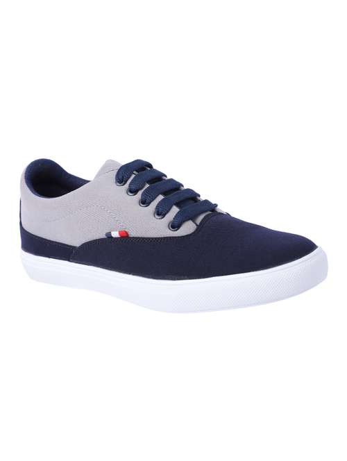 navy lace up sneakers - 16810513 - Very Small Image - 1