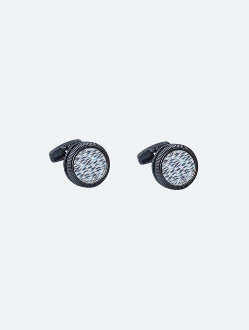 grey metal cufflinks - 16825657 - Very Small Image - 1